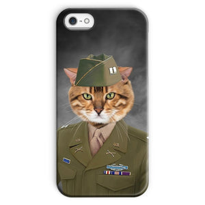 The Alpha Soldier: Custom Pet Phone Case - Paw & Glory - Dog Portraits - Pet Portraits