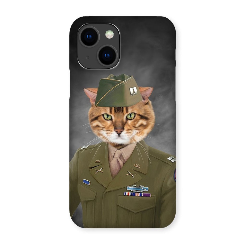 The Alpha Soldier: Custom Pet Phone Case - Paw & Glory - Dog Portraits - Pet Portraits