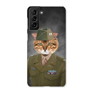 The Alpha Soldier: Custom Pet Phone Case - Paw & Glory - Dog Portraits - Pet Portraits