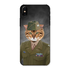 The Alpha Soldier: Custom Pet Phone Case - Paw & Glory - Dog Portraits - Pet Portraits