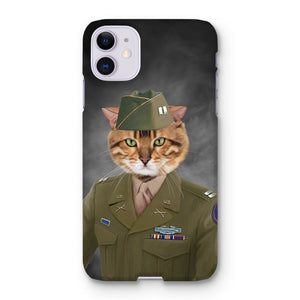 The Alpha Soldier: Custom Pet Phone Case - Paw & Glory - Dog Portraits - Pet Portraits