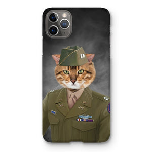 The Alpha Soldier: Custom Pet Phone Case - Paw & Glory - Dog Portraits - Pet Portraits