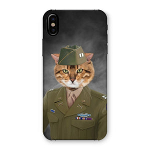 The Alpha Soldier: Custom Pet Phone Case - Paw & Glory - Dog Portraits - Pet Portraits