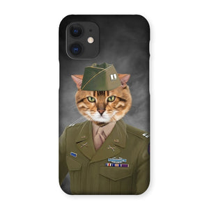 The Alpha Soldier: Custom Pet Phone Case - Paw & Glory - Dog Portraits - Pet Portraits