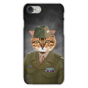 The Alpha Soldier: Custom Pet Phone Case - Paw & Glory - Dog Portraits - Pet Portraits