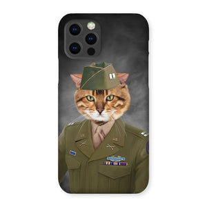 The Alpha Soldier: Custom Pet Phone Case - Paw & Glory - Dog Portraits - Pet Portraits