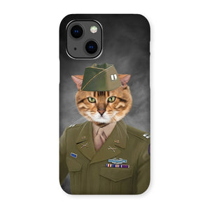 The Alpha Soldier: Custom Pet Phone Case - Paw & Glory - Dog Portraits - Pet Portraits