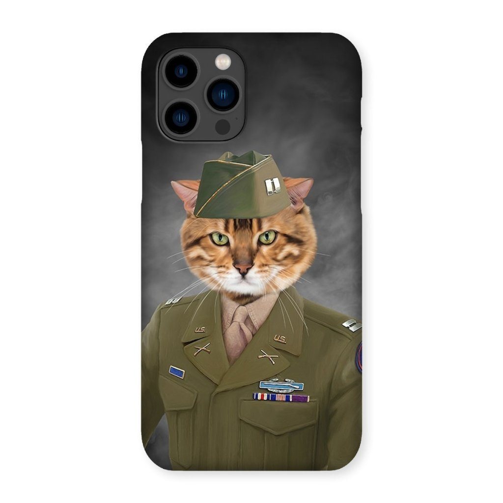 The Alpha Soldier: Custom Pet Phone Case - Paw & Glory - Dog Portraits - Pet Portraits