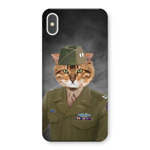 The Alpha Soldier: Custom Pet Phone Case - Paw & Glory - Dog Portraits - Pet Portraits