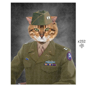 The Alpha Soldier: Custom Pet Puzzle - Paw & Glory - Dog Portraits - Pet Portraits