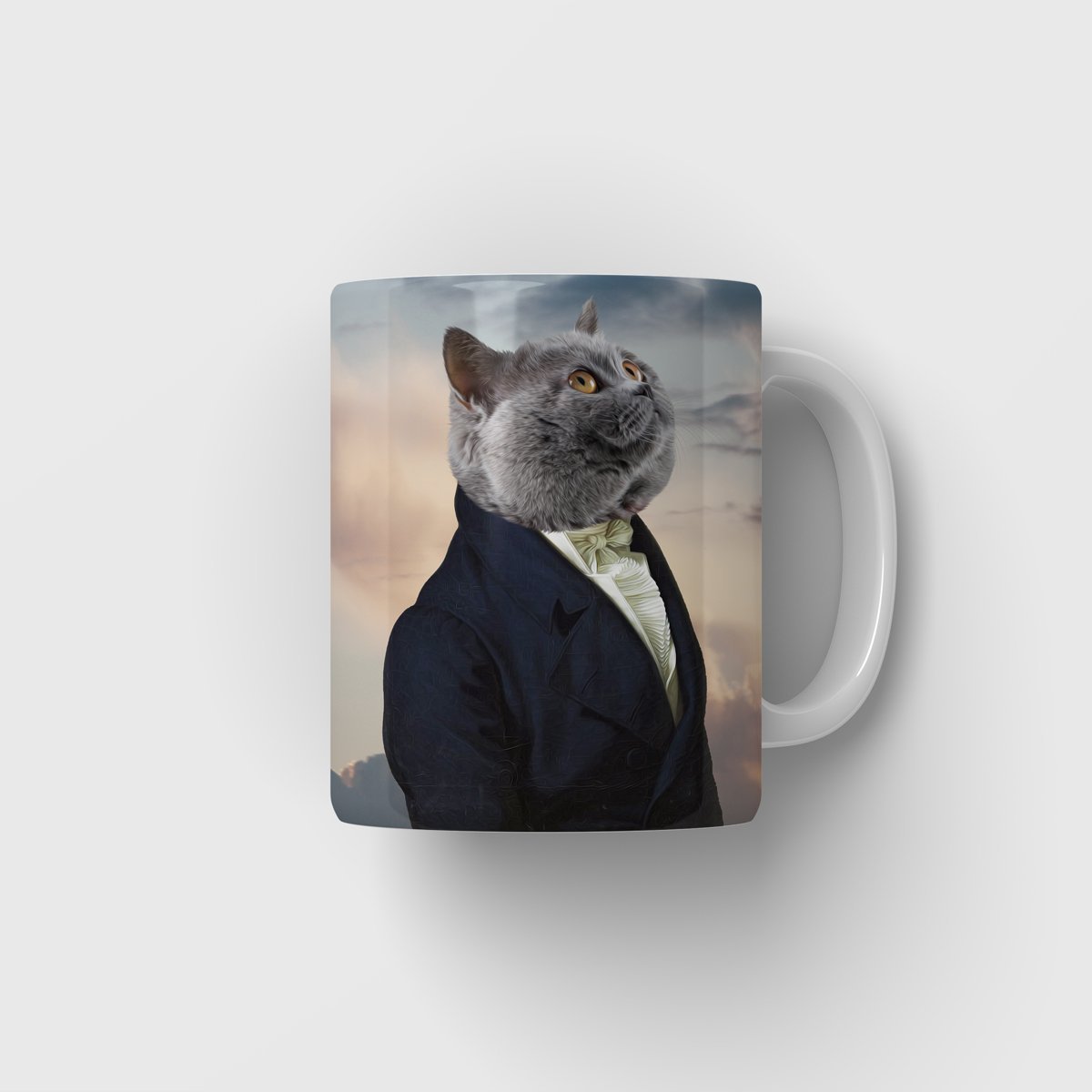 The Ambassador: Custom Pet Coffee Mug - Paw & Glory - Dog Portraits - Pet Portraits