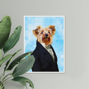 The Ambassador: Custom Pet Portrait - Paw & Glory - Dog Portraits - Pet Portraits