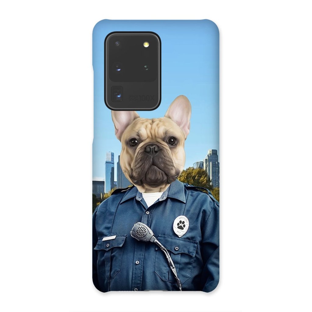 The American Cop: Custom Pet Phone Case - Paw & Glory - Dog Portraits - Pet Portraits