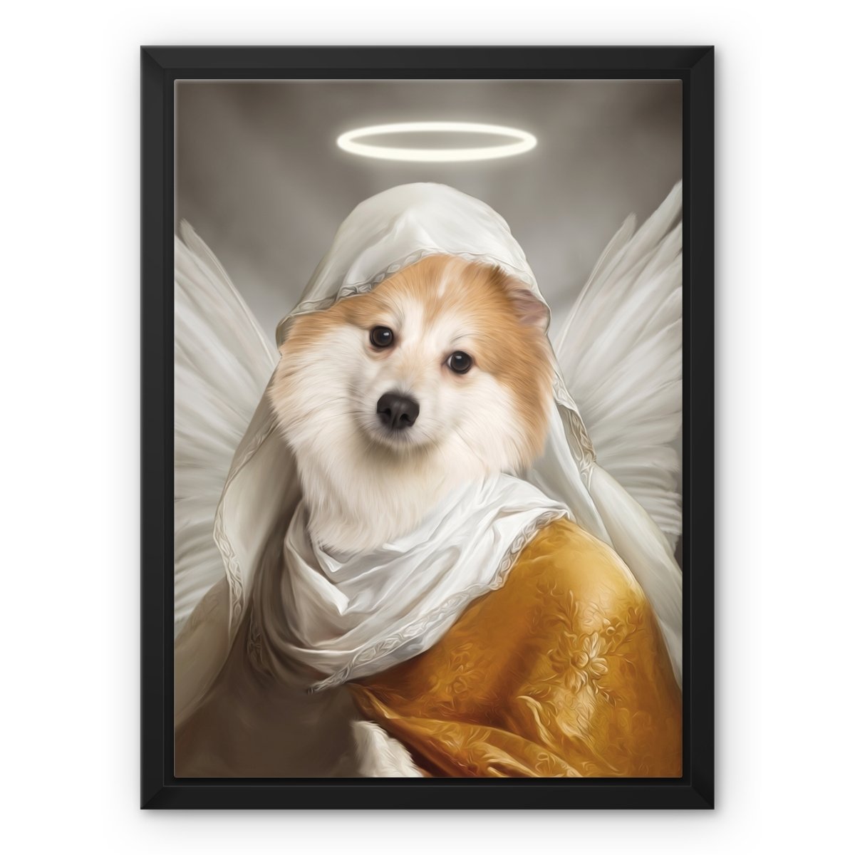 The Angel: Custom Pet Canvas - Paw & Glory - Dog Portraits - Pet Portraits