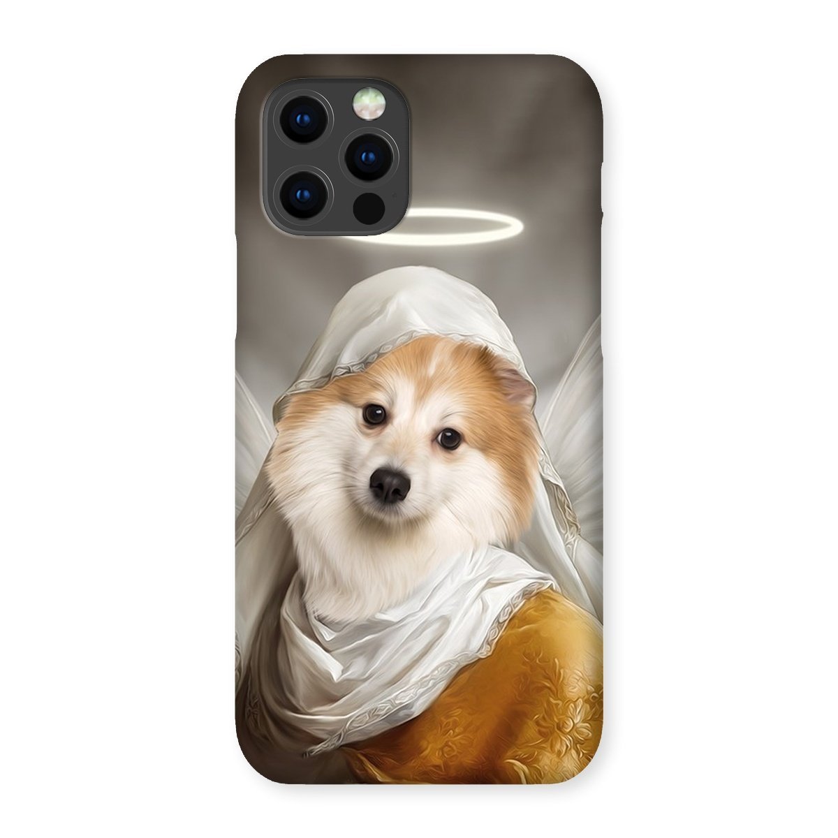 The Angel: Custom Pet Phone Case - Paw & Glory - Dog Portraits - Pet Portraits