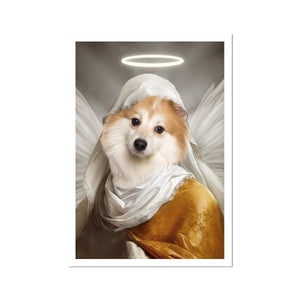 The Angel: Custom Pet Portrait - Paw & Glory - Dog Portraits - Pet Portraits