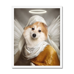 The Angel: Custom Pet Portrait - Paw & Glory - Dog Portraits - Pet Portraits