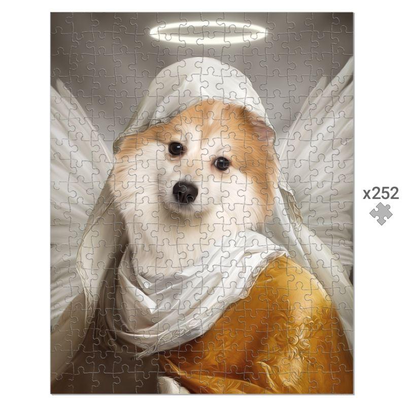 The Angel: Custom Pet Puzzle - Paw & Glory - Dog Portraits - Pet Portraits