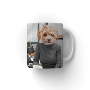 The Angela (The Office USA Inspired): Custom Pet Coffee Mug - Paw & Glory - Dog Portraits - Pet Portraits