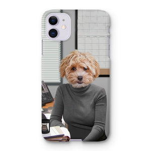 The Angela (The Office USA Inspired): Custom Pet Phone Case - Paw & Glory - Dog Portraits - Pet Portraits