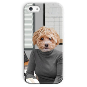 The Angela (The Office USA Inspired): Custom Pet Phone Case - Paw & Glory - Dog Portraits - Pet Portraits