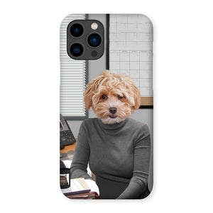 The Angela (The Office USA Inspired): Custom Pet Phone Case - Paw & Glory - Dog Portraits - Pet Portraits