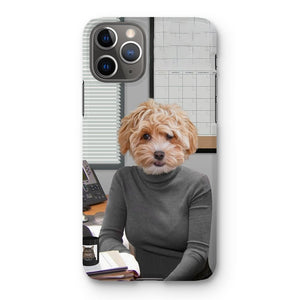 The Angela (The Office USA Inspired): Custom Pet Phone Case - Paw & Glory - Dog Portraits - Pet Portraits