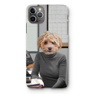 The Angela (The Office USA Inspired): Custom Pet Phone Case - Paw & Glory - Dog Portraits - Pet Portraits