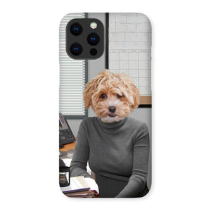 The Angela (The Office USA Inspired): Custom Pet Phone Case - Paw & Glory - Dog Portraits - Pet Portraits