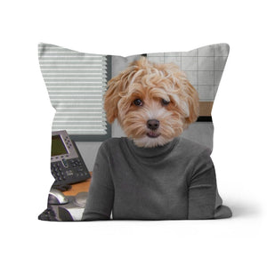 The Angela (The Office USA Inspired): Custom Pet Pillow - Paw & Glory - Dog Portraits - Pet Portraits