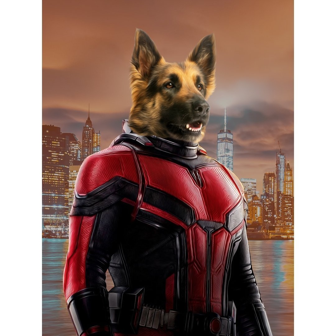 The Ant Man: Custom Digital Download Pet Portrait - Paw & Glory - Dog Portraits - Pet Portraits