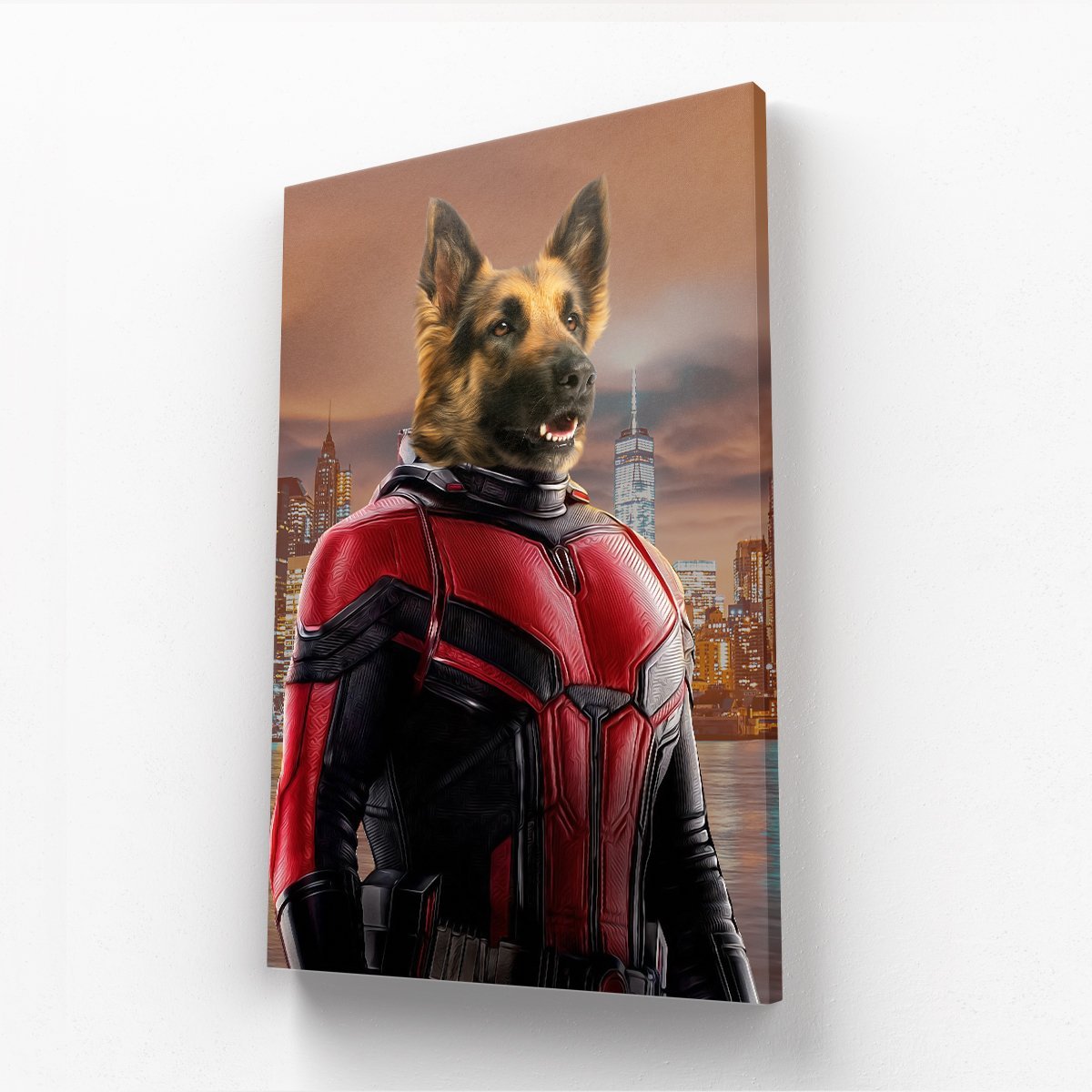 The Ant Man: Custom Pet Canvas - Paw & Glory - Dog Portraits - Pet Portraits