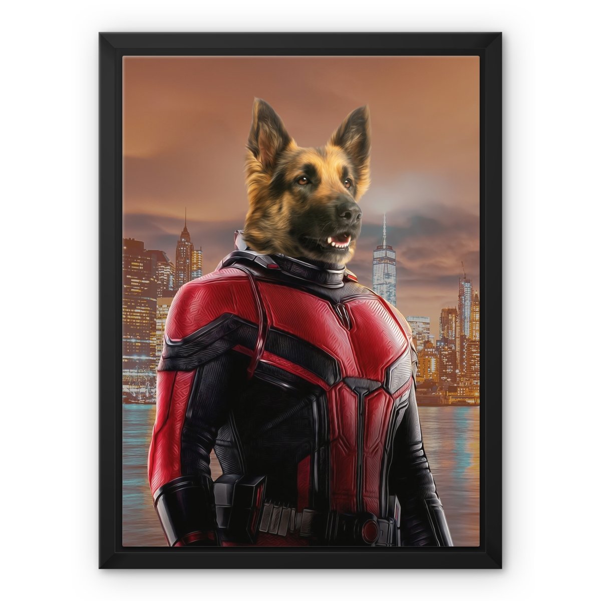 The Ant Man: Custom Pet Canvas - Paw & Glory - Dog Portraits - Pet Portraits