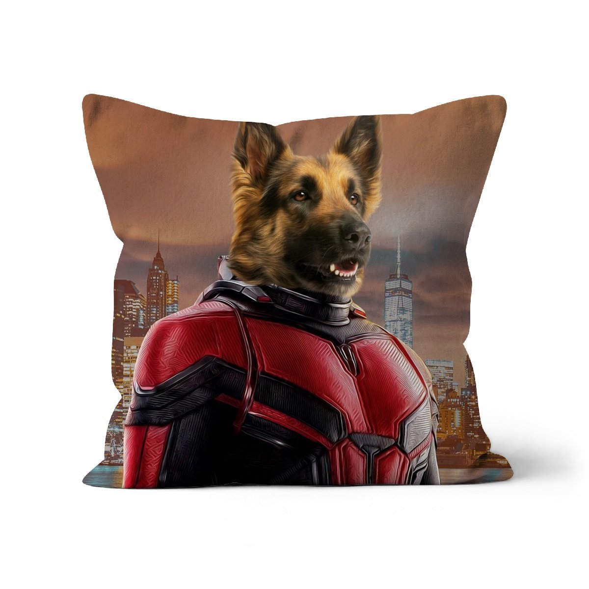 The Ant Man: Custom Pet Pillow - Paw & Glory - Dog Portraits - Pet Portraits