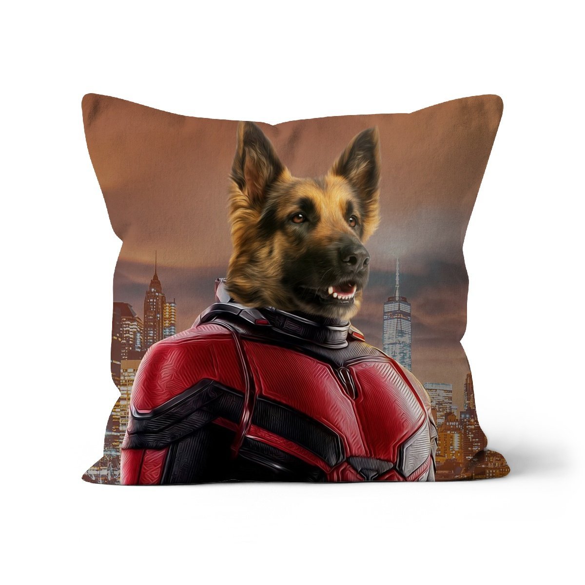 The Ant Man: Custom Pet Pillow - Paw & Glory - Dog Portraits - Pet Portraits