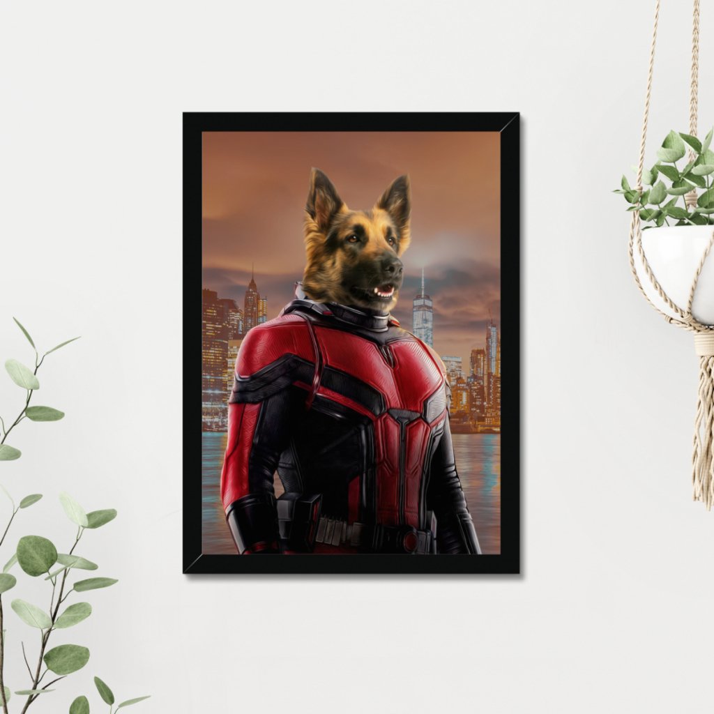 The Ant Man: Custom Pet Portrait - Paw & Glory - Dog Portraits - Pet Portraits