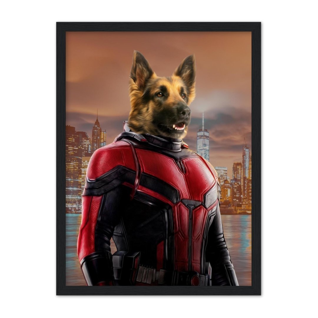 The Ant Man: Custom Pet Portrait - Paw & Glory - Dog Portraits - Pet Portraits