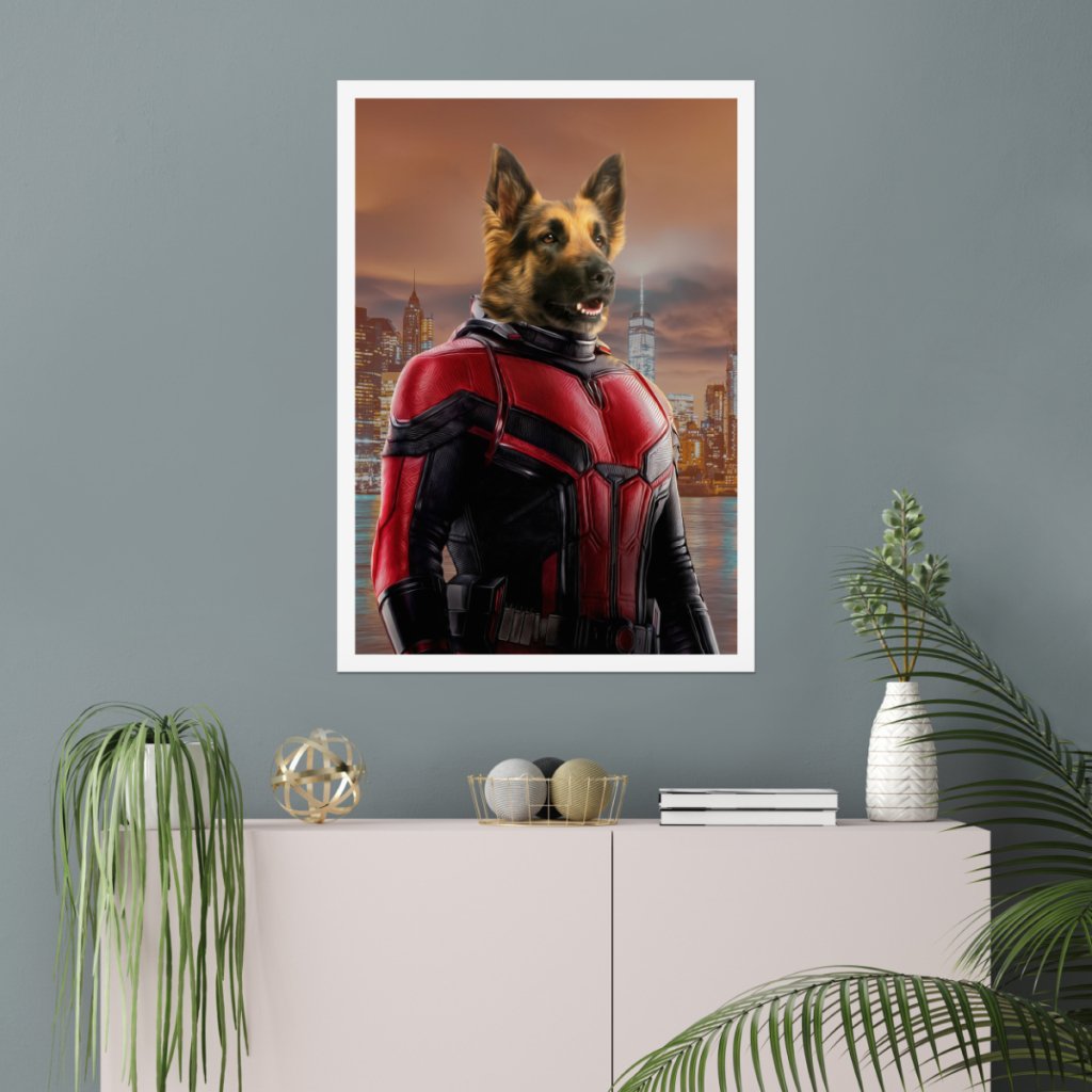 The Ant Man: Custom Pet Poster - Paw & Glory - Dog Portraits - Pet Portraits