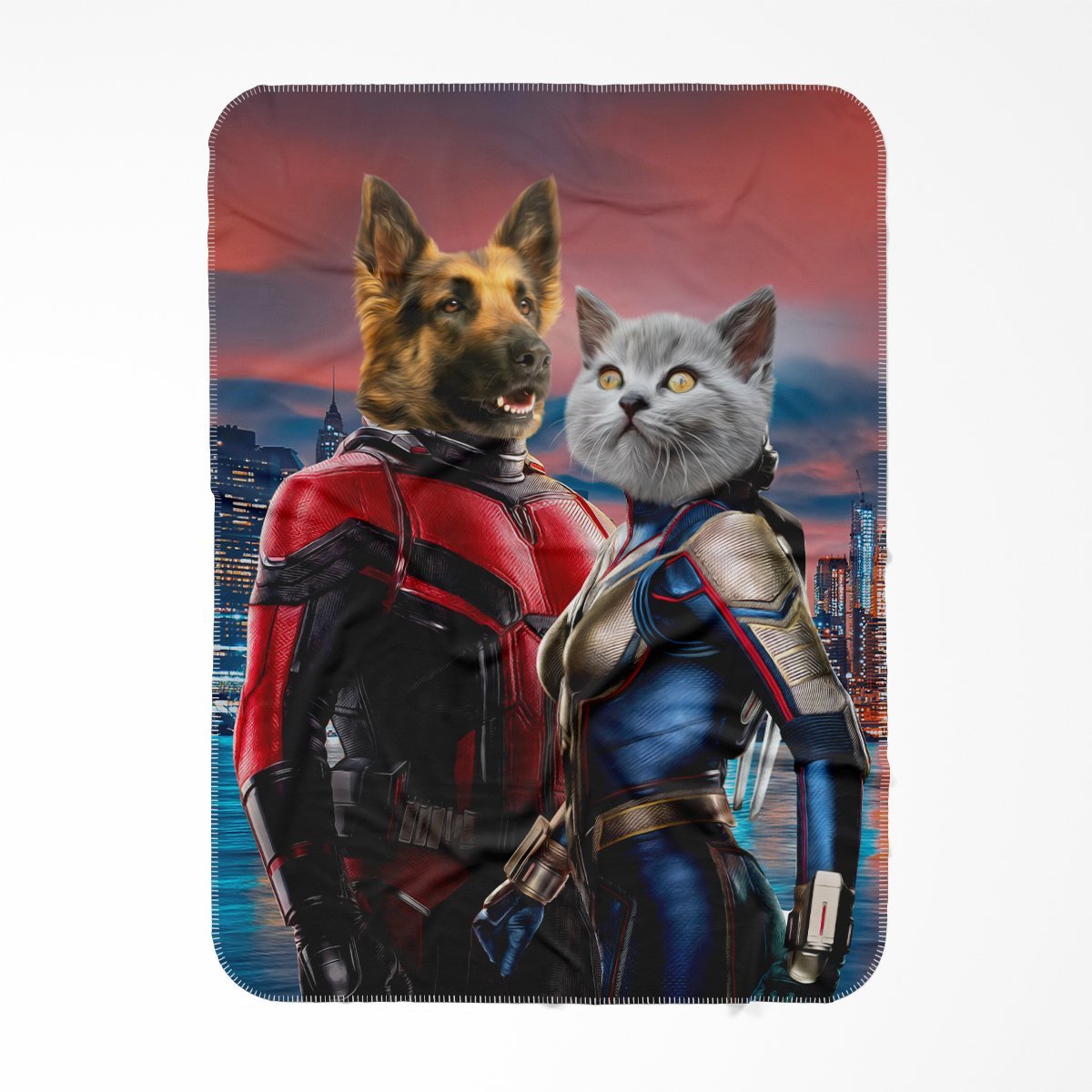 The Antman & The Wasp: Custom Pet Blanket - Paw & Glory - Dog Portraits - Pet Portraits