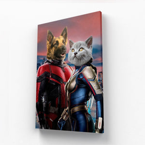 The Antman & The Wasp: Custom Pet Canvas - Paw & Glory - Dog Portraits - Pet Portraits