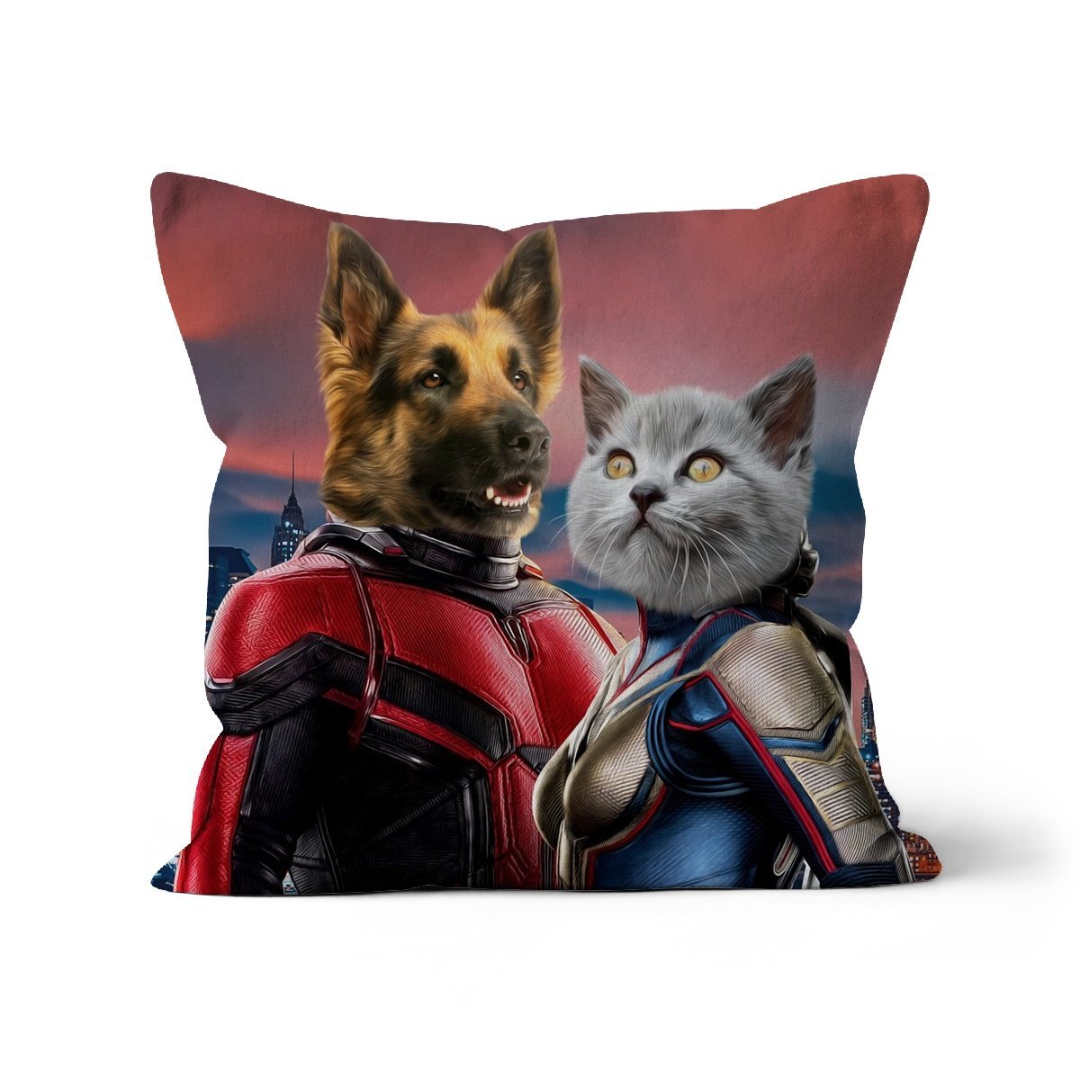 The Antman & The Wasp: Custom Pet Pillow - Paw & Glory - Dog Portraits - Pet Portraits