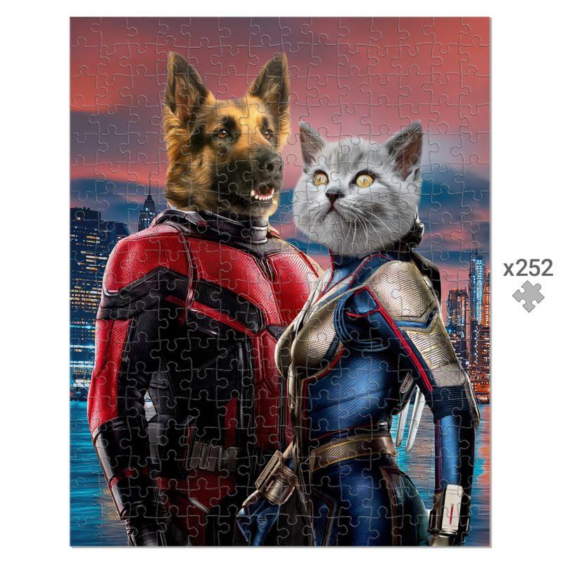 The Antman & The Wasp: Custom Pet Puzzle - Paw & Glory - Dog Portraits - Pet Portraits