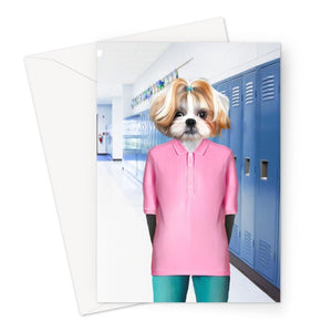 The Apprentice (Mean Girls Inspired): Custom Pet Greeting Card - Paw & Glory - Dog Portraits - Pet Portraits