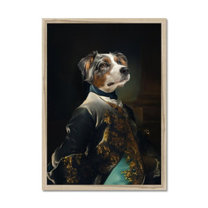 The Aristocrat: Custom Pet Portrait - Paw & Glory - Dog Portraits - Pet Portraits