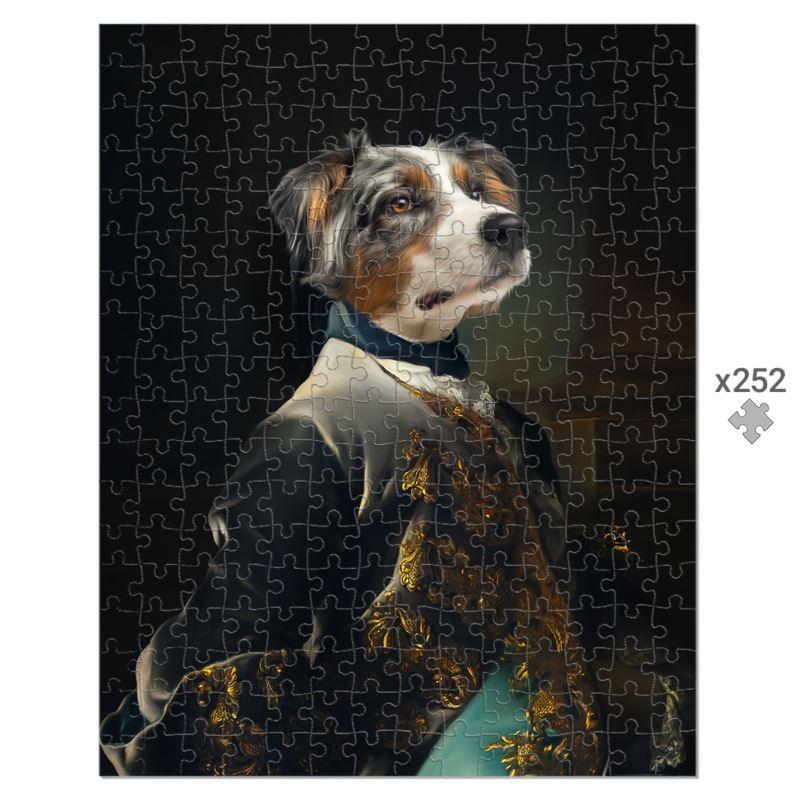 The Aristocrat: Custom Pet Puzzle - Paw & Glory - Dog Portraits - Pet Portraits