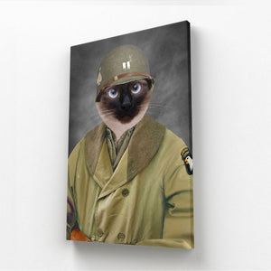 The Army Coat Mackinaw: Custom Pet Canvas - Paw & Glory - Dog Portraits - Pet Portraits