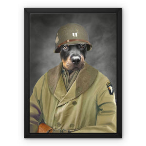 The Army Coat Mackinaw: Custom Pet Canvas - Paw & Glory - Dog Portraits - Pet Portraits