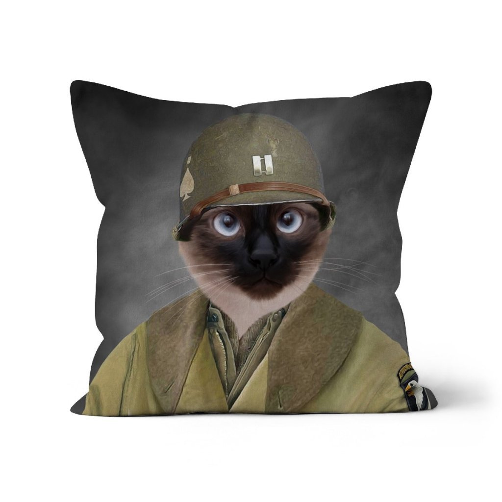 The Army Coat Mackinaw: Custom Pet Pillow - Paw & Glory - Dog Portraits - Pet Portraits