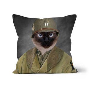 The Army Coat Mackinaw: Custom Pet Pillow - Paw & Glory - Dog Portraits - Pet Portraits