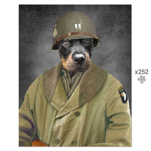 The Army Coat Mackinaw: Custom Pet Puzzle - Paw & Glory - Dog Portraits - Pet Portraits